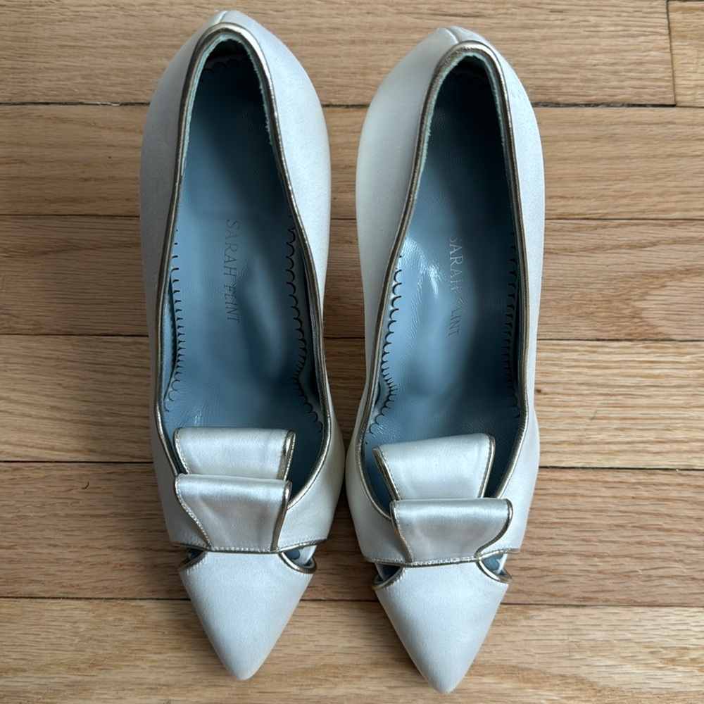 Sarah Flint Perfect Nina 100 (White Satin) - Picture 6 of 8